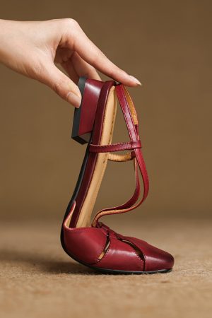 Hollow Slim Genuine Leather Open-Toe Sandals for Women - Sweet Artistic Fashion, Spring/Summer 2023, Trendy Y2K Style