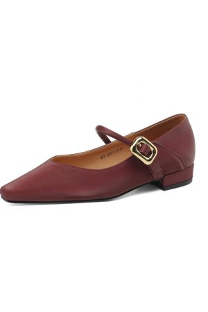 Italian-Inspired Low-Heeled Mary Jane Shoes for Women - Stylish French Literary Flat Single Shoes