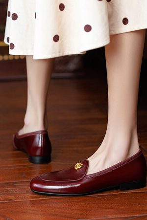 Italian-Style Chunky-Heeled Slip-On Shoes - 2 cm Soft-Soled Comfortable Footwear for All Occasions