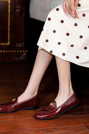 Italian-Style Chunky-Heeled Slip-On Shoes - 2 cm Soft-Soled Comfortable Footwear for All Occasions