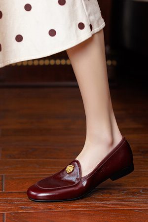 Italian-Style Chunky-Heeled Slip-On Shoes - 2 cm Soft-Soled Comfortable Footwear for All Occasions