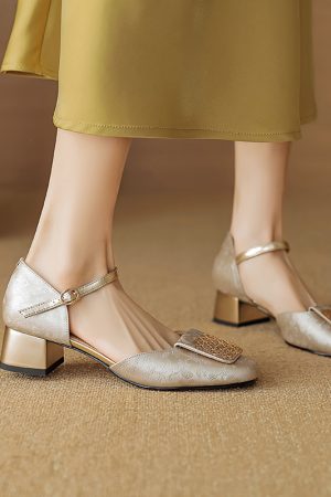 Italian-Style Soft Sole Summer Sandals, Chinese National Wind Design, Comfortable Genuine Leather, 90s Inspired Footwear