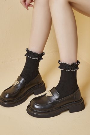 Italian-Style Soft-Soled 4.5 cm Thick-Soled Genuine Leather Loafers for Women - Non-Fatiguing Comfort 2024