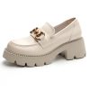 Italian-Style Soft-Soled 6 cm Thick-Soled Loafers for Women - Fashionable and Versatile Footwear