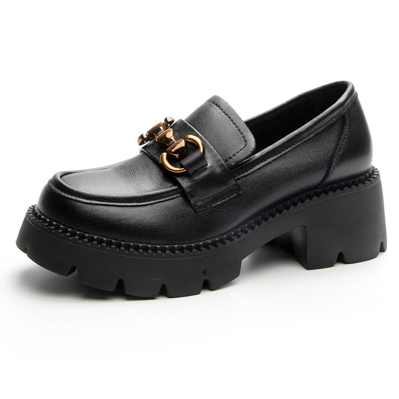 Italian-Style Soft-Soled 6 cm Thick-Soled Loafers for Women - Fashionable and Versatile Footwear Italian-Style Soft-Soled 6 cm Thick-Soled Loafers for Women - Fashionable and Versatile Footwear