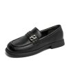 Italian-Style Soft-Soled Casual Loafers for Spring & Autumn - 2.5 cm Flat Non-Fatigue Shoes
