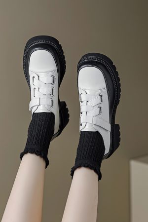 Italian-Style Soft-Soled Platform Shoes for Petites - Genuine Leather Thick-Soled Comfort Footwear