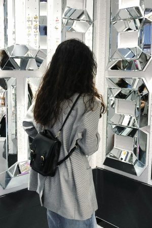 Japanese JK Uniform Bag - Retro British Style Small Handbag & Backpack for Y2K Aesthetic, Niche Design Shoulder Bag