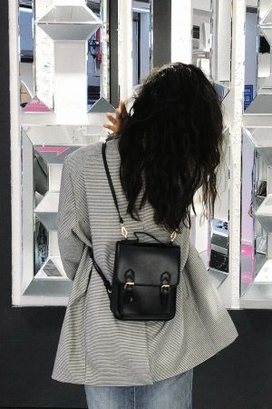 Japanese JK Uniform Bag - Retro British Style Small Handbag & Backpack for Y2K Aesthetic, Niche Design Shoulder Bag