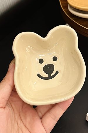 Japanese Mini Ceramic Snack Plates Set - Cute Soy Sauce & Vinegar Dipping Dishes for Sushi and Hot Pot - Perfect Home Use Decor