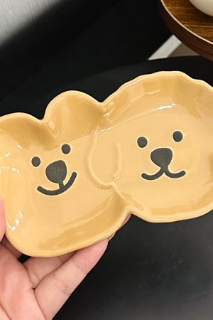 Japanese Mini Ceramic Snack Plates Set - Cute Soy Sauce & Vinegar Dipping Dishes for Sushi and Hot Pot - Perfect Home Use Decor