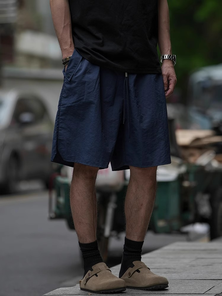 Japanese Retro Lightweight Quick-Dry Sports Shorts for Men and Women, Breathable Loose Casual Beach Five-Point Pants Japanese Retro Lightweight Quick-Dry Sports Shorts for Men and Women, Breathable Loose Casual Beach Five-Point Pants