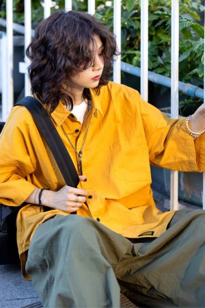 Japanese Retro Loose-Fitting Short-Sleeve Shirt for Men - Summer Trendy Fashion, Hong Kong Style, 90s Inspired Casual Wear