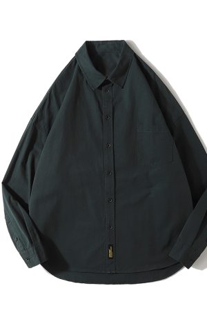 Japanese Retro Loose-Fitting Short-Sleeve Shirt for Men - Summer Trendy Fashion, Hong Kong Style, 90s Inspired Casual Wear