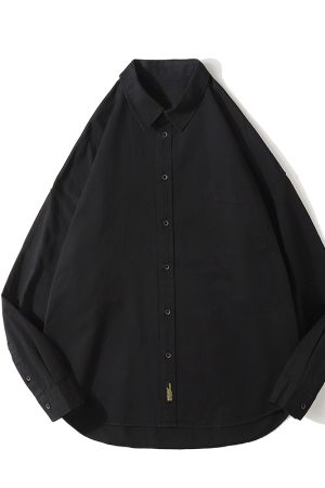 Japanese Retro Loose-Fitting Short-Sleeve Shirt for Men - Summer Trendy Fashion, Hong Kong Style, 90s Inspired Casual Wear