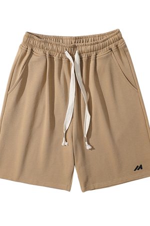 Japanese Retro Loose Five-Point Shorts for Men and Women - Casual Hong Kong Style Summer Shorts