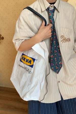 Japanese Retro Vertical Striped Short Sleeve Shirt for Summer - Versatile Hong Kong Style Couple's Half Sleeve Lazy Shirt