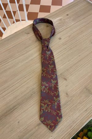 Japanese Retro Wide Bow Tie with Trendy Cartoon Print - Handmade Vintage Casual Korean Style Accessory