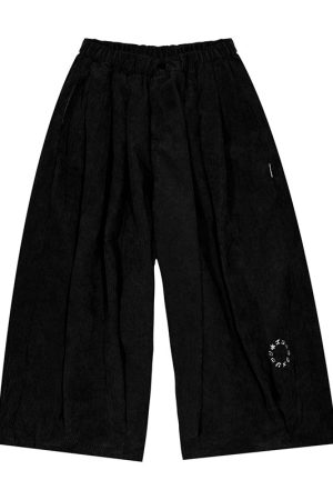 Japanese Retro Wide-Leg Pants for Men & Women - Casual Loose Fit Unisex Long Trousers - Versatile 90s Style Fashion