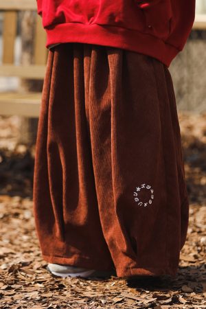 Japanese Retro Wide-Leg Pants for Men & Women - Casual Loose Fit Unisex Long Trousers - Versatile 90s Style Fashion