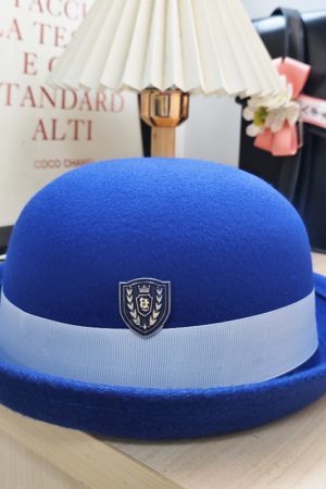 Japanese School Style Woolen Uniform Hat for Couples - College-Inspired Dumpling Gift Cap for Kindergarten and Casual Wear