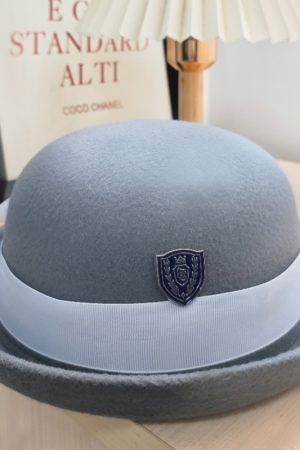 Japanese School Style Woolen Uniform Hat for Couples - College-Inspired Dumpling Gift Cap for Kindergarten and Casual Wear