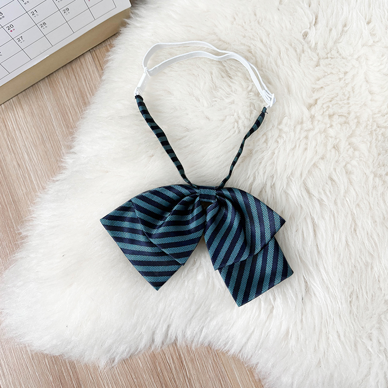 Japanese School Uniform Bow Tie Decoration for Women - Pudding Bear Original JK Style Non-Iron Shirt Accessory Japanese School Uniform Bow Tie Decoration for Women - Pudding Bear Original JK Style Non-Iron Shirt Accessory