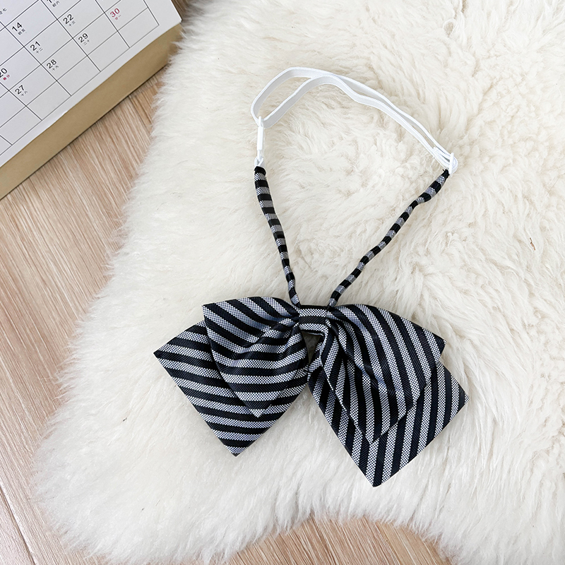 Japanese School Uniform Bow Tie Decoration for Women - Pudding Bear Original JK Style Non-Iron Shirt Accessory Japanese School Uniform Bow Tie Decoration for Women - Pudding Bear Original JK Style Non-Iron Shirt Accessory