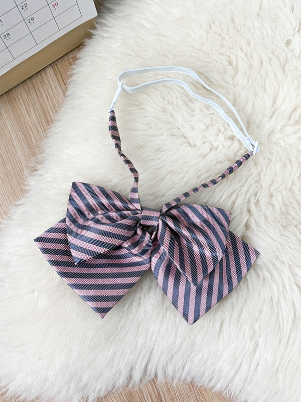 Japanese School Uniform Bow Tie Decoration for Women - Pudding Bear Original JK Style Non-Iron Shirt Accessory Japanese School Uniform Bow Tie Decoration for Women - Pudding Bear Original JK Style Non-Iron Shirt Accessory