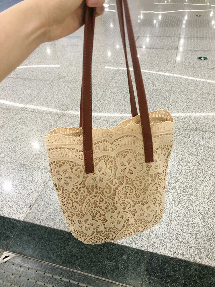 Japanese Style Fairy Lace Single-Shoulder Tote Bag - 2023 Korean Version, Large Capacity, Versatile Artistry for Summer Japanese Style Fairy Lace Single-Shoulder Tote Bag - 2023 Korean Version, Large Capacity, Versatile Artistry for Summer