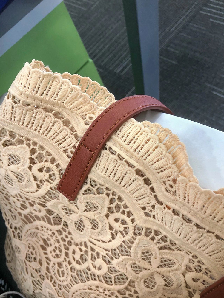 Japanese Style Fairy Lace Single-Shoulder Tote Bag - 2023 Korean Version, Large Capacity, Versatile Artistry for Summer Japanese Style Fairy Lace Single-Shoulder Tote Bag - 2023 Korean Version, Large Capacity, Versatile Artistry for Summer