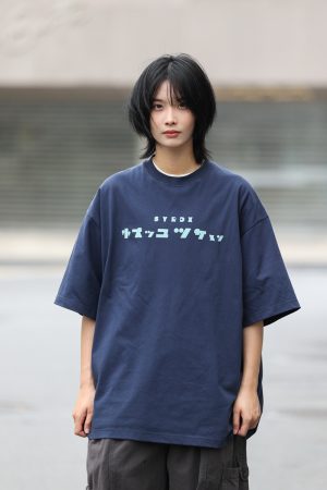 Japanese Style Loose Fit Summer T-Shirt for Men â€“ Fun Printed Short Sleeve Round Neck Tee, Versatile 90s-Inspired Fashion