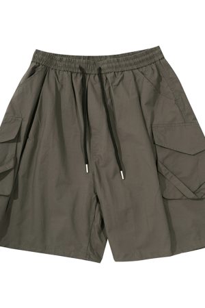 Japanese-Style Loose Multi-Pocket Five-Point Shorts for Men and Women | Summer Street Fashion Shorts