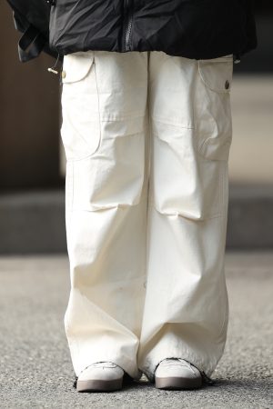 Japanese-Style Loose Retro Casual Pants for Men with Large Pockets, Warm Stacked Long Pants for Couples, Y2K Fashion
