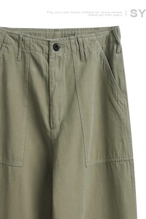 Japanese-Style Loose Straight Casual Pants for Men - Black Versatile Long Pants for Spring Fashion, Work & Everyday Wear