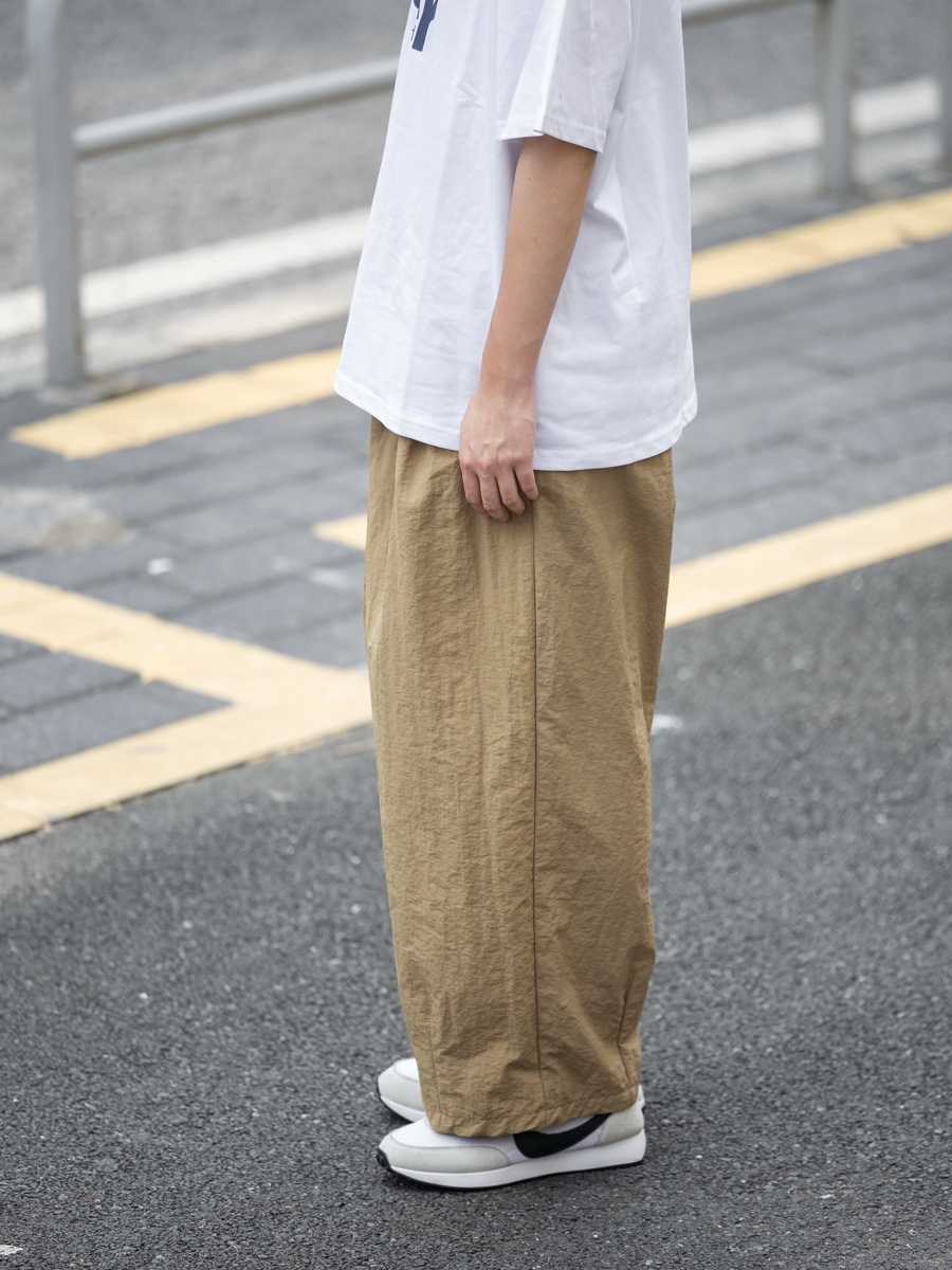 Japanese-Style Loose Wide-Leg Trousers for Men and Women - Summer Casual Straight Pants Japanese-Style Loose Wide-Leg Trousers for Men and Women - Summer Casual Straight Pants