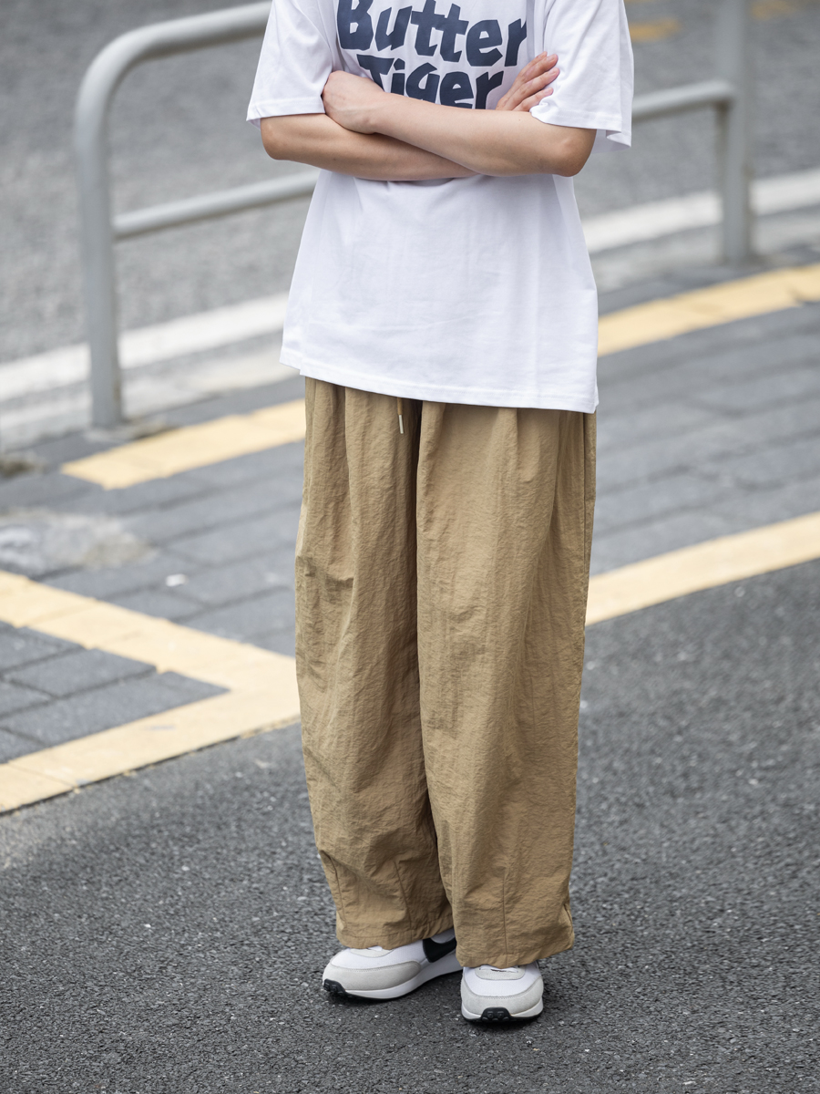 Japanese-Style Loose Wide-Leg Trousers for Men and Women - Summer Casual Straight Pants Japanese-Style Loose Wide-Leg Trousers for Men and Women - Summer Casual Straight Pants