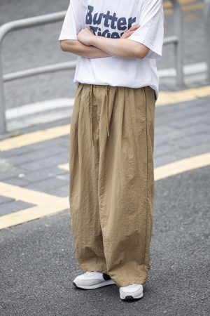 Japanese-Style Loose Wide-Leg Trousers for Men and Women - Summer Casual Straight Pants