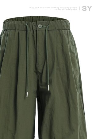 Japanese-Style Loose Wide-Leg Trousers for Men and Women - Summer Casual Straight Pants
