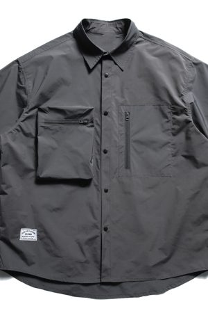 Japanese-Style Multi-Pocket Short Sleeve Shirt for Men and Women - Retro Loose Fit Casual Summer Workwear