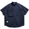 Japanese-Style Multi-Pocket Short Sleeve Shirt for Men and Women - Retro Loose Fit Casual Summer Workwear