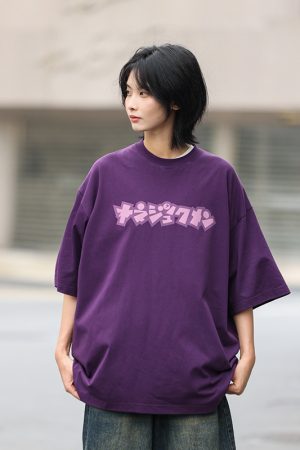 Japanese Style Printed Short-Sleeve T-Shirt for Men - Trendy Loose Casual Tee, Summer Fashion Essential