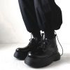 Japanese-Style Retro Big-Head Martin Boots for Men - Trendy British Thick-Soled Mid-Top Work Shoes