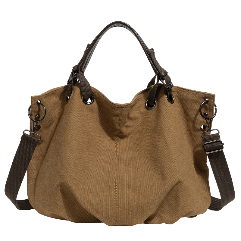 Japanese-Style Retro Canvas Bag - Large Capacity Multifunctional Shoulder Crossbody Tote for Students and Commuters Japanese-Style Retro Canvas Bag - Large Capacity Multifunctional Shoulder Crossbody Tote for Students and Commuters