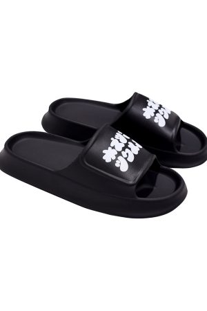 Japanese-Style Thick-Soled Sandals for Men and Women, Soft Indoor Slippers with Non-Slip Sole for Bathroom, Cloud-Like Comfort
