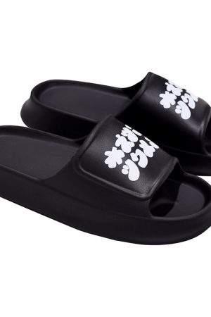 Japanese-Style Thick-Soled Sandals for Men and Women, Soft Indoor Slippers with Non-Slip Sole for Bathroom, Cloud-Like Comfort