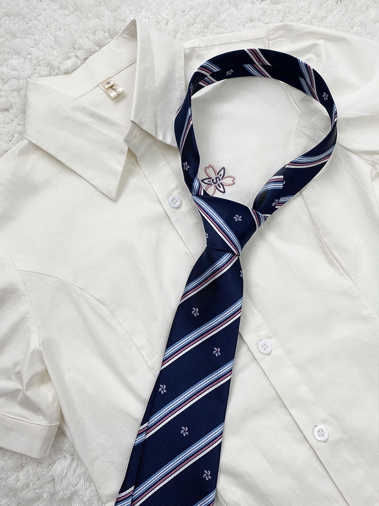 JK Uniform Pudding Bear Set - Plaid Skirt, DK Striped Tie, Decorative Bow Tie, Japanese Style, Cute Girls' College Outfit JK Uniform Pudding Bear Set - Plaid Skirt, DK Striped Tie, Decorative Bow Tie, Japanese Style, Cute Girls' College Outfit