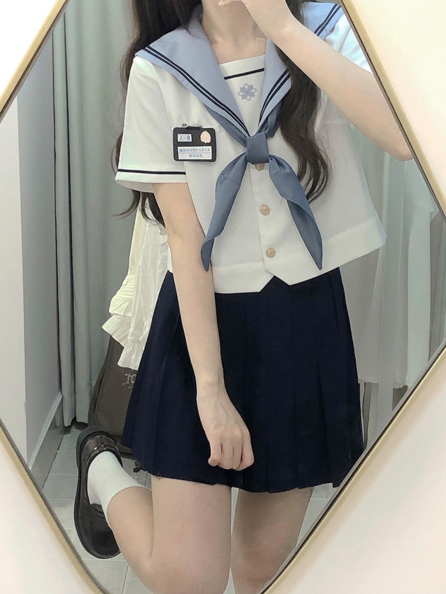 JK Uniform Sailor Suit Set with Short Sleeve Top and Pleated Skirt - Summer Fashion Inspired by Y2K and Korean Style JK Uniform Sailor Suit Set with Short Sleeve Top and Pleated Skirt - Summer Fashion Inspired by Y2K and Korean Style