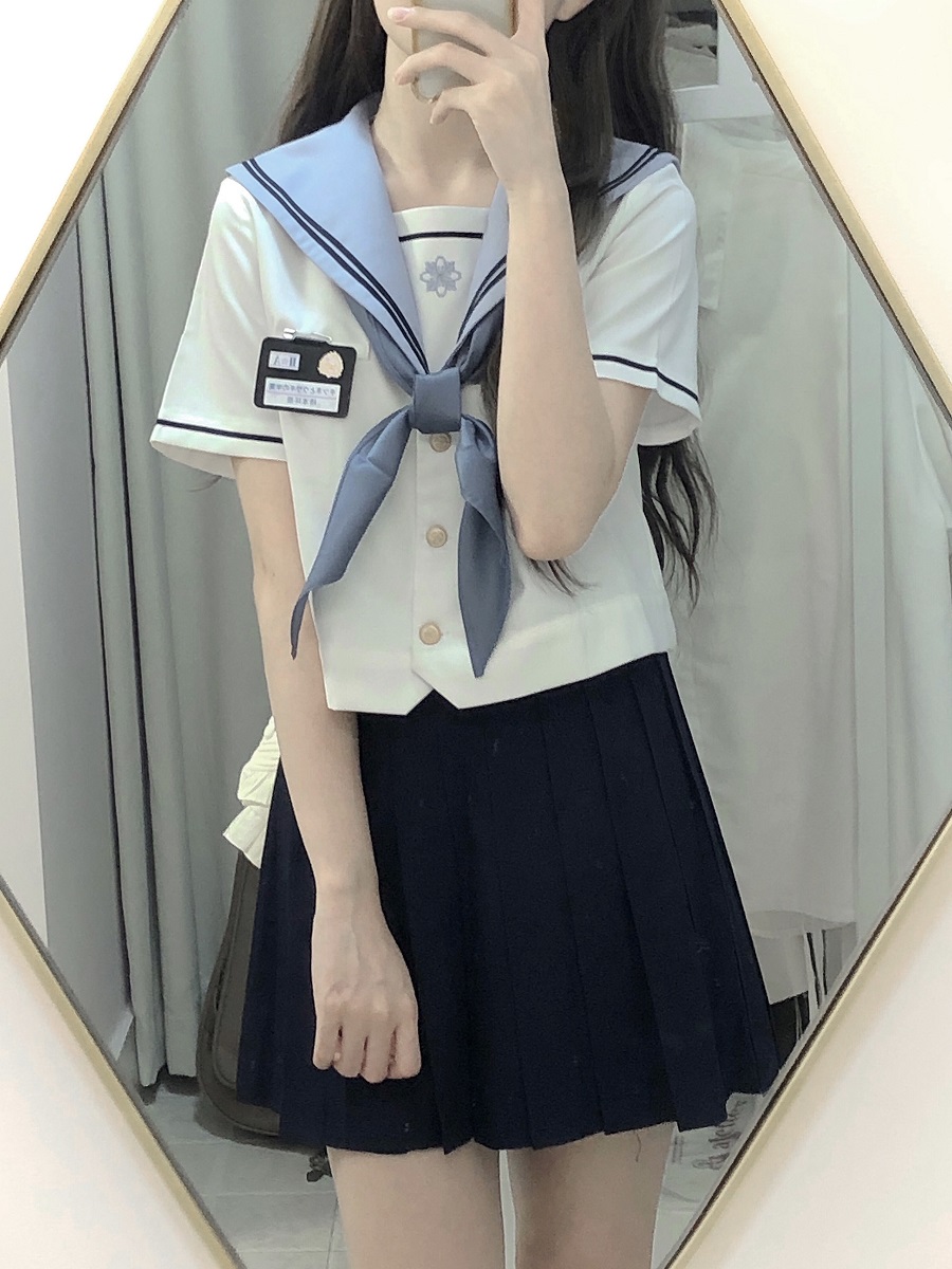 JK Uniform Sailor Suit Set with Short Sleeve Top and Pleated Skirt - Summer Fashion Inspired by Y2K and Korean Style JK Uniform Sailor Suit Set with Short Sleeve Top and Pleated Skirt - Summer Fashion Inspired by Y2K and Korean Style