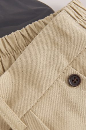 Khaki Washed Cotton High-Waisted A-Line Skirt for Pear-Shaped Body, Mid-Length Umbrella Skirt, Spring 2025 Fashion for Women